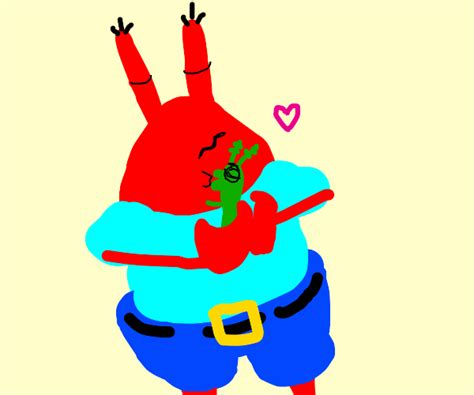 Mr Krabs has feelings for Plankton - Drawception