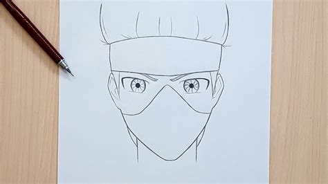 How to draw A Ninja Anime | Anime ninja Easy Step-by-step | Tutorial ...