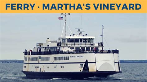 Martha's Vineyard Ferry Schedule | Examples and Forms