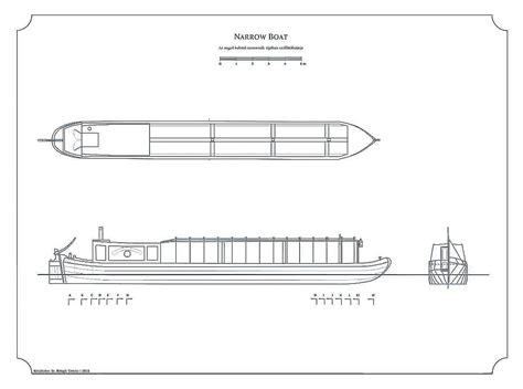 Barge Narrow Boat ship model plans Best Ship Models