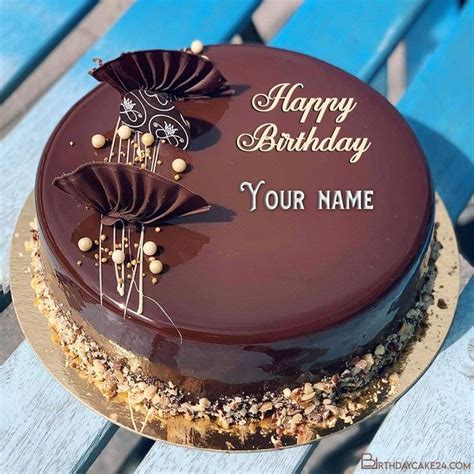 Customize Your Own Happy Chocolate Birthday Cake