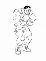 Balrog From Street Fighter coloring Page sketch template