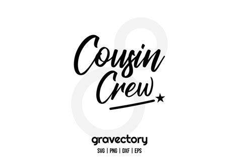 Cousin Crew SVG Free - Gravectory