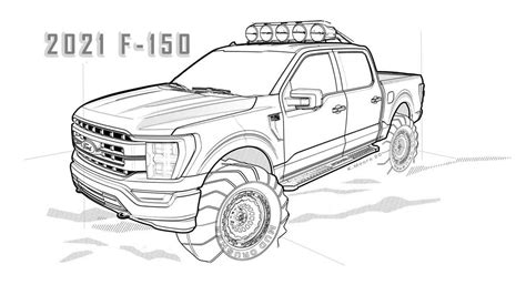 Coloring Pages Of Ford Trucks