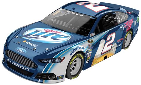 Buy Brad Keselowski # 2 Miller Lite 2014 Ford Fusion NA Diecast Car, 1: ...