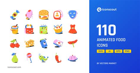 Download Animated Food Icon pack Available in SVG, PNG & Icon Fonts