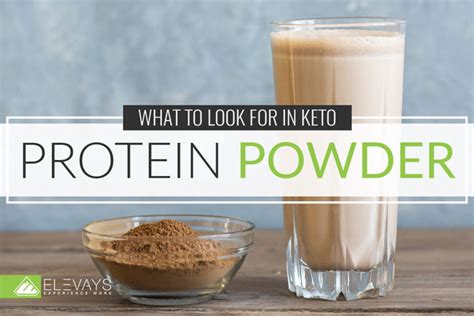 What to Look for In a Keto Protein Powder - Elevays