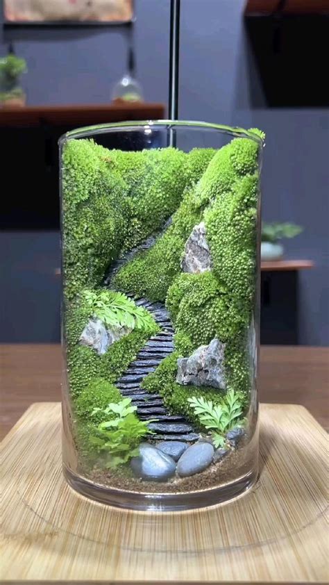 Discover the enchanting world of bottle terrariums! 🌿🍃🍄 | Diy succulent ...