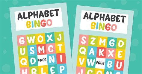 Alphabet Bingo Printable