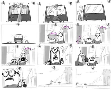 Minions Story Board | Animation storyboard, Animation news, Storyboard