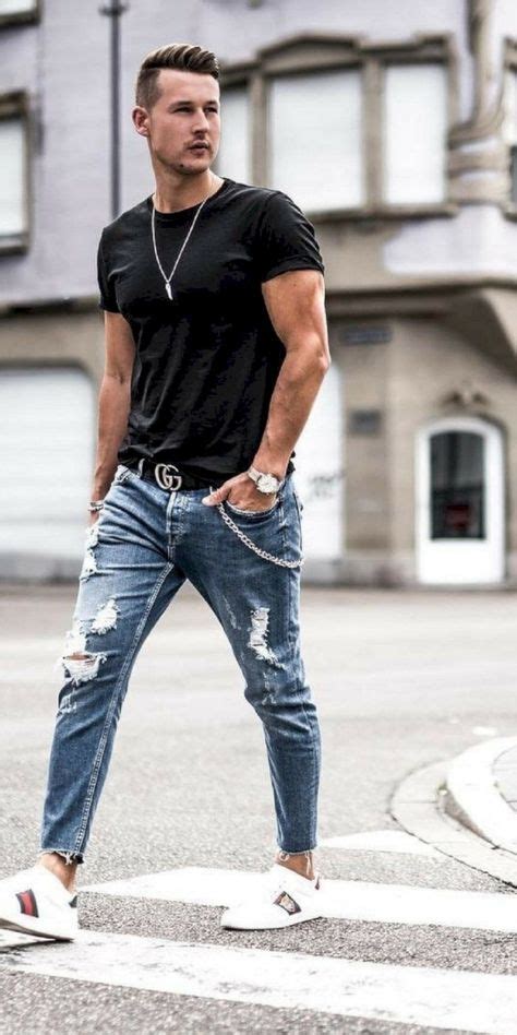 Mens Casual jeans outfit | Blue jeans outfit men, Mens casual outfits, Jeans outfit men