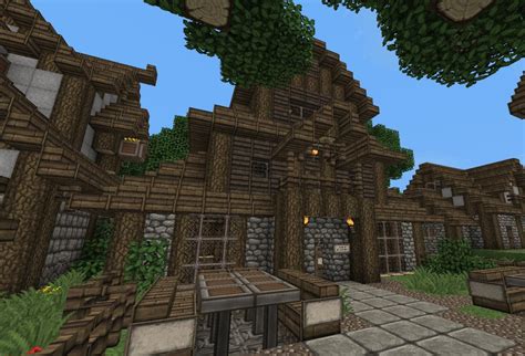 Medieval Tavern with Tutorial Minecraft Project