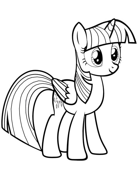 Twilight Sparkle Alicorn Coloring Pages at GetColorings.com | Free printable colorings pages to ...