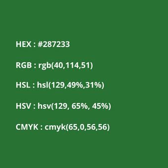 Códigos html del Color verde esmeralda Esquemas ⇨【RGB,HSL,HEX】