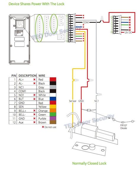 Zkteco Wiring Diagram - Wiring Diagram