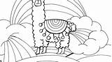 Llamacorn Coloring Pages At GetColoringscom  Free Printable Colorings sketch template