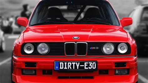 Red BMW M3 E30 - Car wallpaper Wallpaper Download 1920x1080