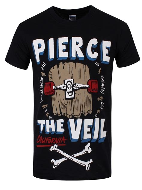 Pierce The Veil Skatedeck Men's Black T-Shirt | Band merch, Black tshirt, Pierce the veil