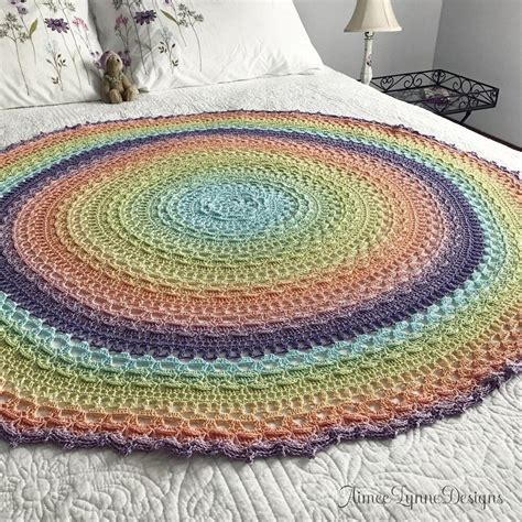 Double Daisy Mandala Blanket Crochet pattern by Aimee Lynne Designs | Вязание