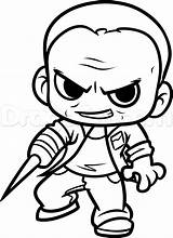 Merle Colouring Dixon Drawings Carl Ausmalbilder Chibis Sketch Coloring  sketch template