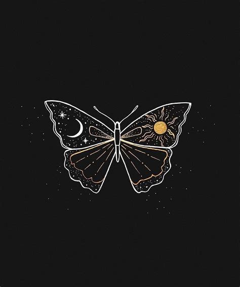 Dark Butterfly Aesthetic, Moon Butterfly HD phone wallpaper | Pxfuel