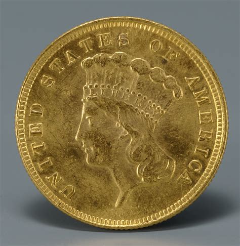 Lot 742: Three 1882 U.S. 3 Dollar Gold Coins