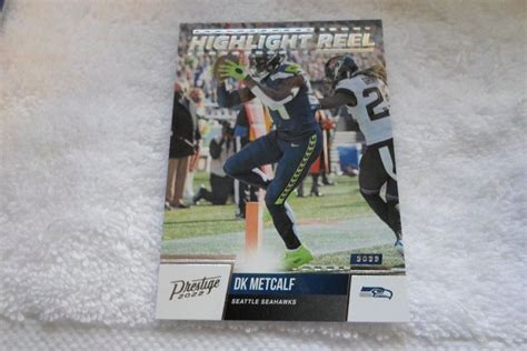 2022 PANINI PREST HIGHLIGHT REEL DK METCALF #HR-5 | eBay in 2022 | Football cards, Highlights ...