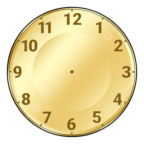 Gold Clock Face No Hands, Clock Face, Clock No Hands, Time PNG Transparent Clipart Image and PSD ...