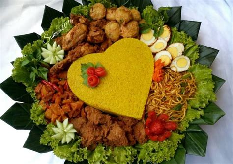 Resep Nasi Tumpeng Kuning oleh Sukmawati_rs | Resep | Resep, Resep masakan, Food design