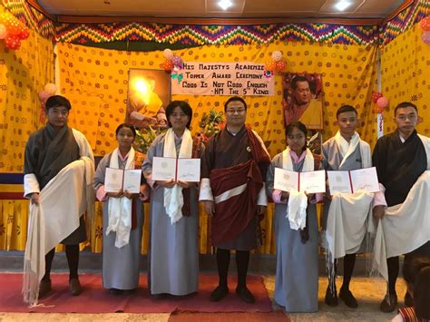 The Samtse Dzongkhag concluded distribution of academic excellence certificate from His Majesty ...