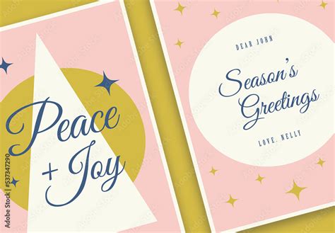 Holiday Greeting Card Stock Template | Adobe Stock