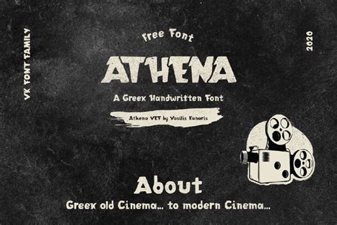 Athena Greek Handwritten Font Free Download - Creativetacos