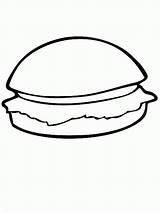 Hamburger Coloring Page  Home sketch template