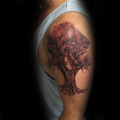 30 Stunning Olive Tree Tattoo Designs for Men