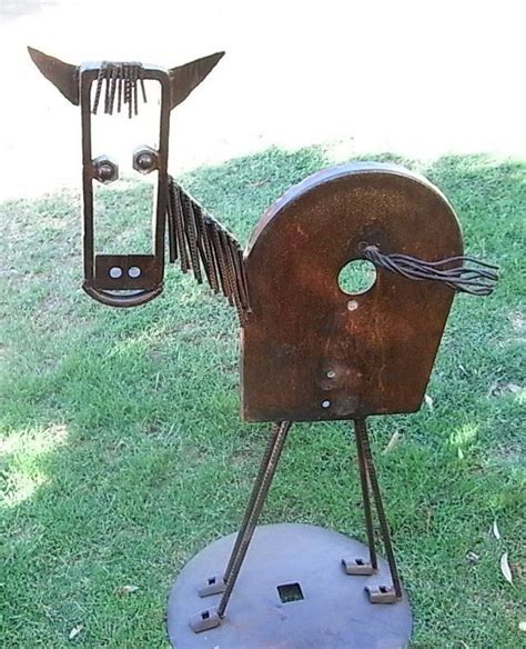 Recycled Metal Art, Scrap Metal Art, Diy Metal, Metal Crafts, Metal Art ...