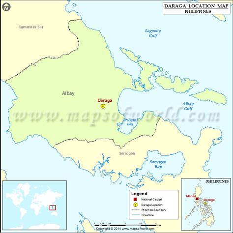 Where is Daraga | Location of Daraga in Philippines Map