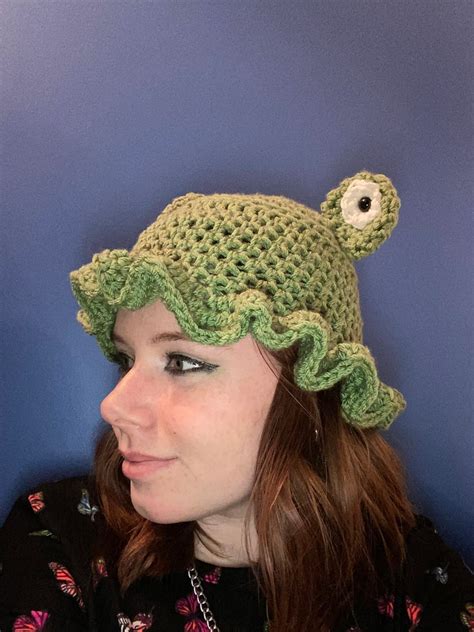 Crochet Frog, Crochet Hats Free Pattern, Hat Crochet, Crochet Patterns, Diy Crochet Projects ...