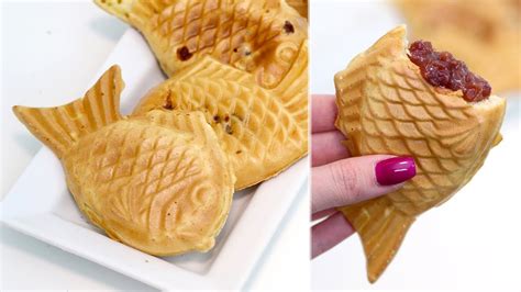 How to Make Taiyaki | Japanese Fish Pancakes with Red Bean Filling ...