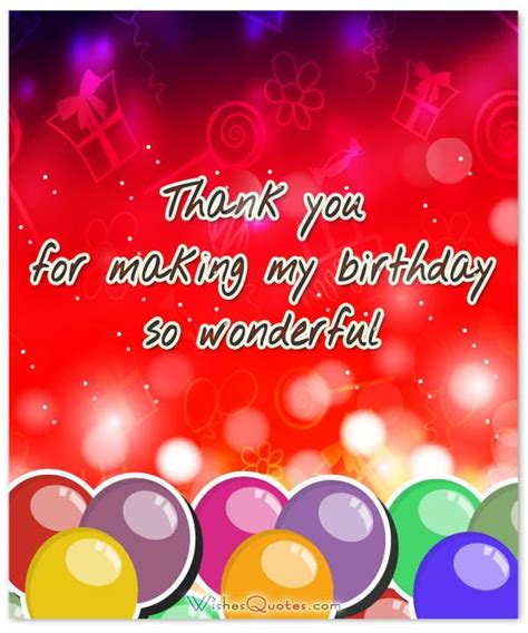 Thank You Messages For Birthday Party Attendees