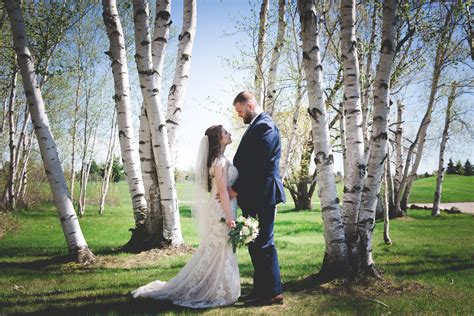 Enjoying the birch trees at our Birch Lake location | Venue: Castle Farms | Photography by ...