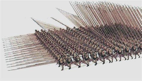 The Macedonian phalanx is an infantry formation developed by Philip II and used by his son ...