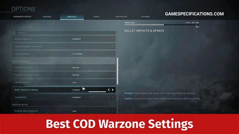 Best COD Warzone Settings For PC, PS4, And XBOX - Game Specifications