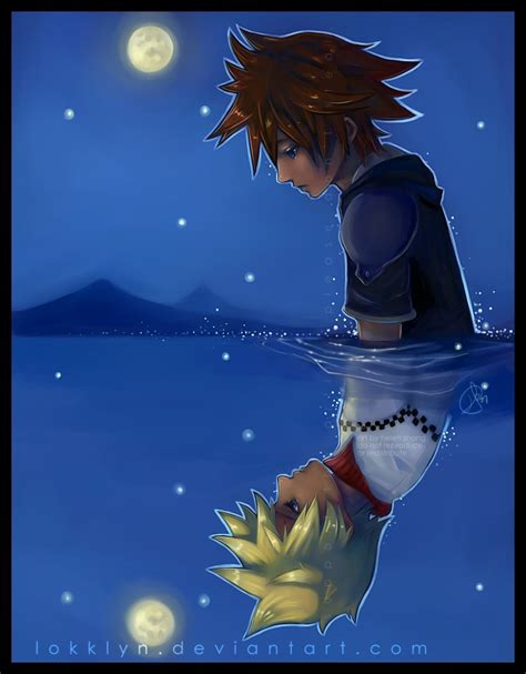 Sora, Roxas: Reflection by Lokklyn on DeviantArt