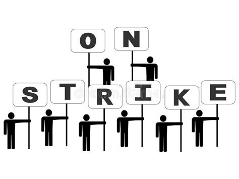 Strike Placard Stock Illustrations – 5,819 Strike Placard Stock ...