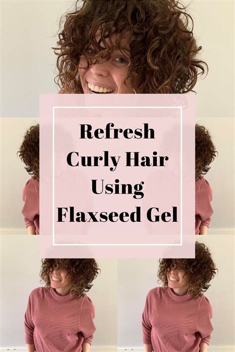 How To Refresh Curly Hair Using Flaxseed Gel | Colleen Charney | Flaxseed gel, Curly hair styles ...