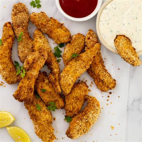 Crispy Airfryer Chicken Fingers - Simply Delicious