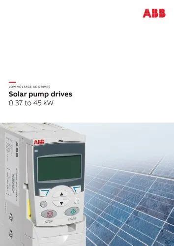 45kw ABB Solar Pump Drives/ Controller 5hp -60hp, For Agriculure ...