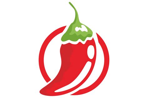 Red Chilli Logo Icon On Transparent Background 24042285 PNG