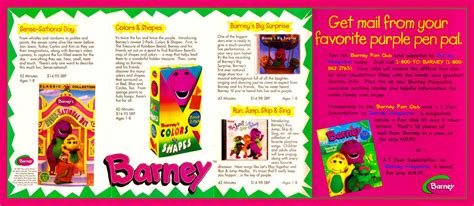 Barney Products of 1997 by BestBarneyFan on DeviantArt