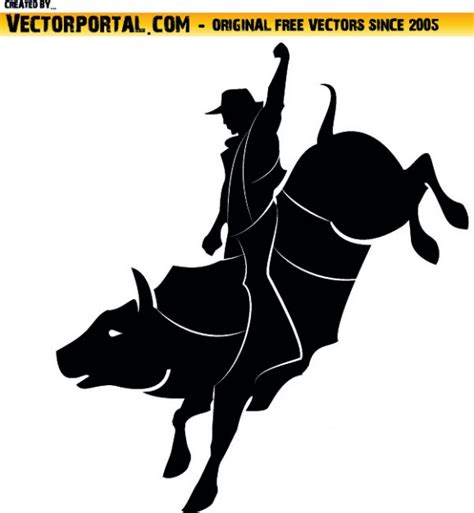 Free Bucking Bull Silhouette, Download Free Bucking Bull Silhouette png images, Free ClipArts on ...